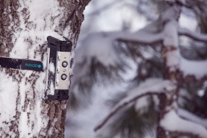 Fugoo Bluetooth Speaker -Tough with Strap Mount on SnowTree