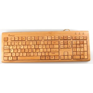 Impecca Bamboo Keyboard & Mouse 1