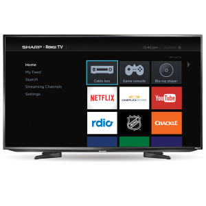 Sharp Roku TV - Home Screen