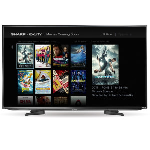 Sharp Roku TV - Movies Coming Soon